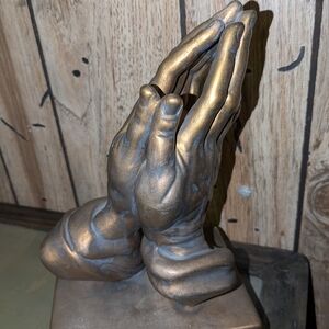 Gold Vintage Praying Hands